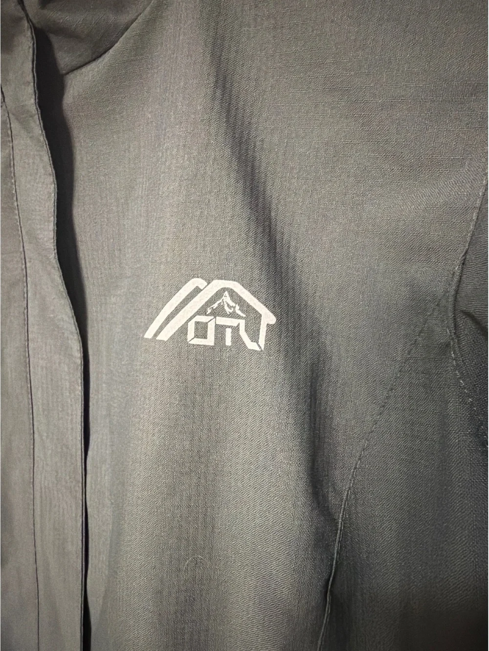 OTU Black Hooded Softshell Jacket Size S